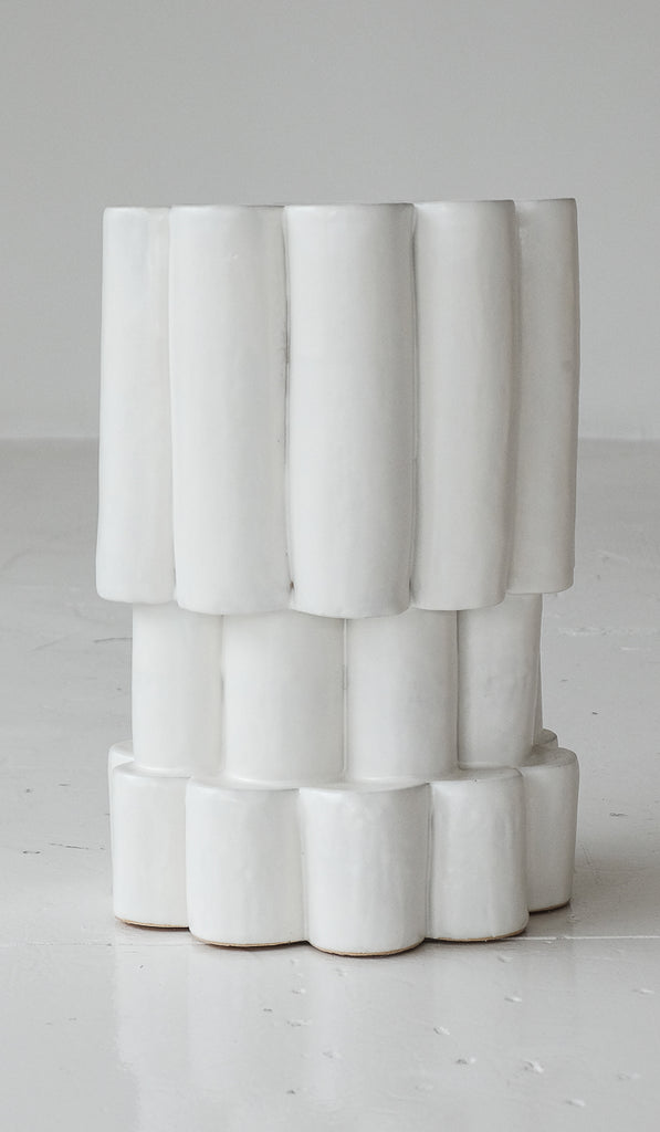 DISCONTINUED 3/25 B Zippy Marshmallow Triple Tier Cloud Side Table - Spartan Shop