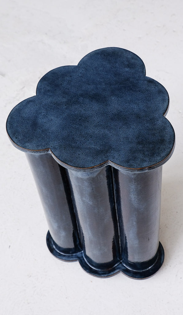 B Zippy Tall Ruffle Side Table