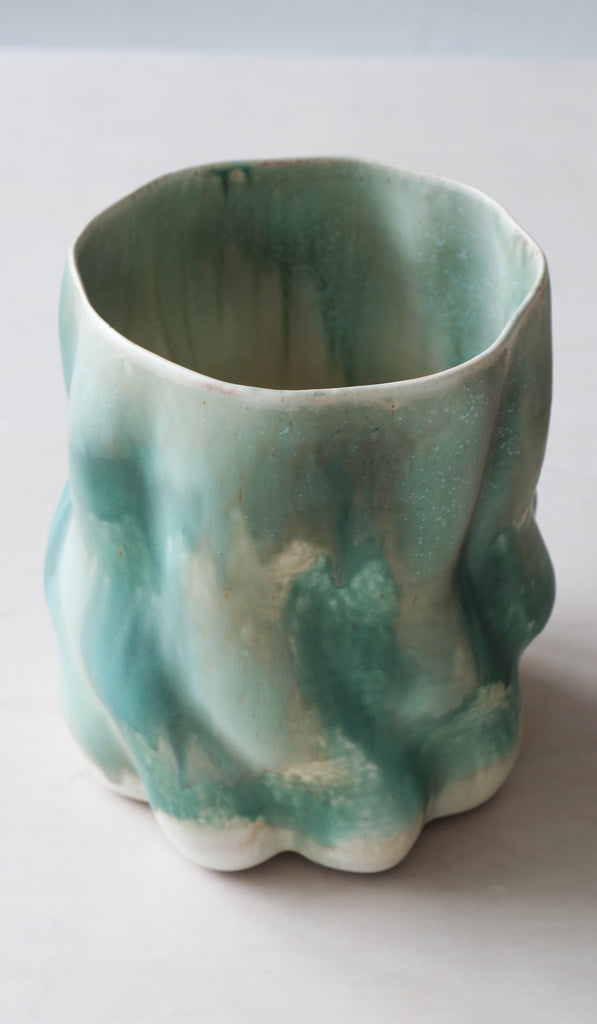 Clair Catillaz Emerald Wavy Vessel