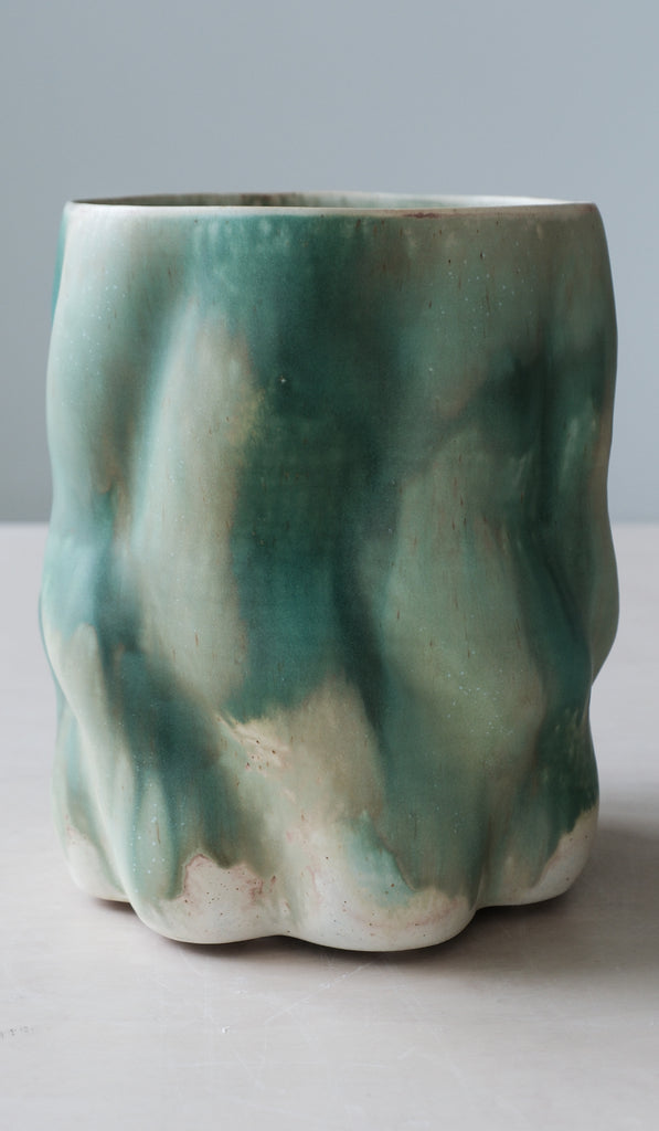 Clair Catillaz Emerald Wavy Vessel