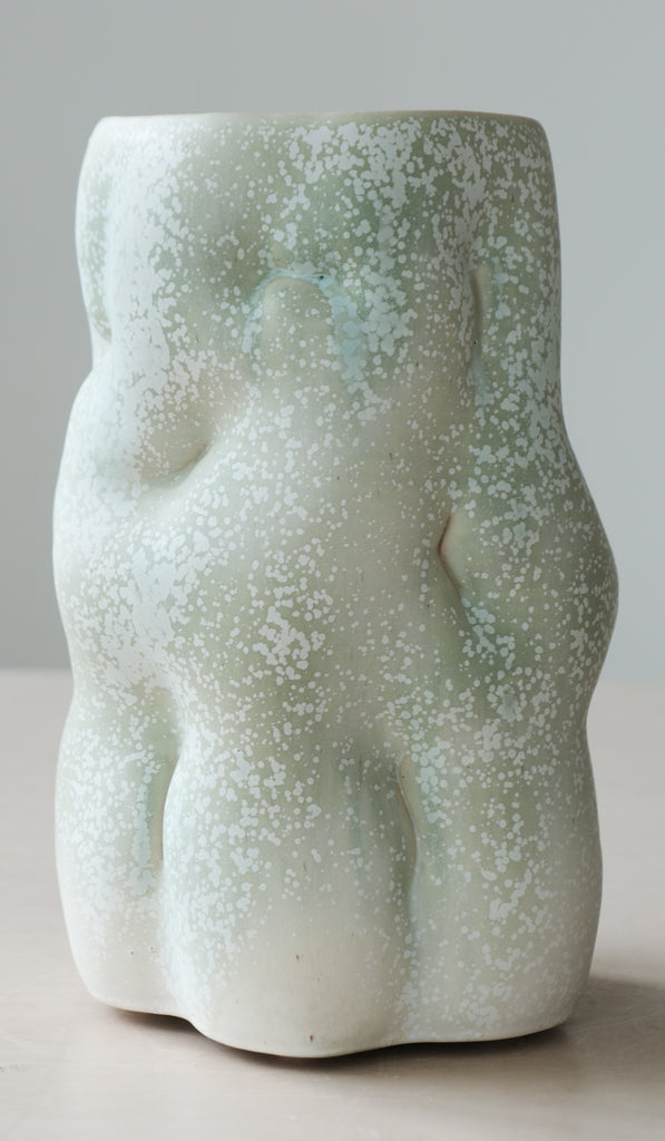 Clair Catillaz Copper Crystal Tall Vessel