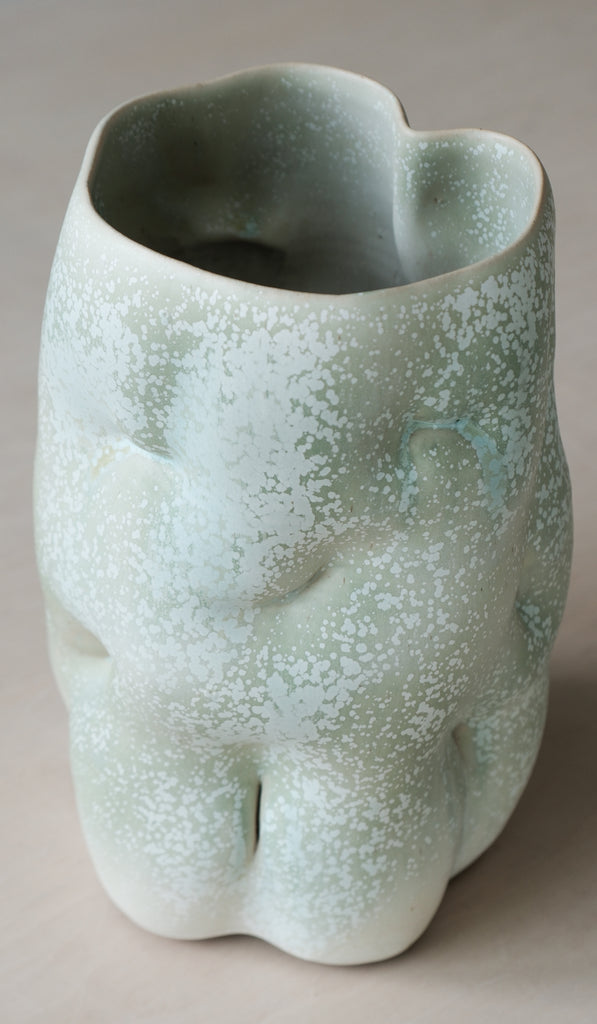 Clair Catillaz Copper Crystal Tall Vessel