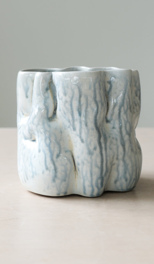 Clair Catillaz Short Blue Ash Drip Vessel