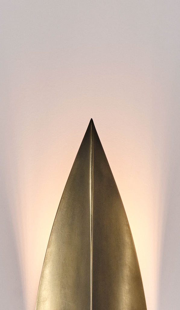 Coil + Drift Large Ridge Sconce - Spartan Shop