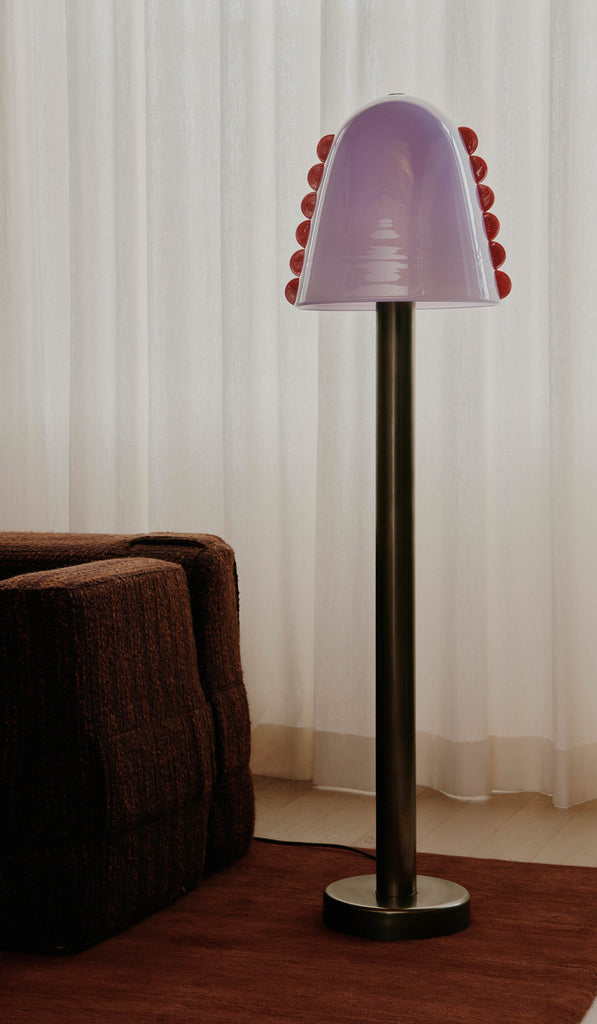 In Common With Blown Glass Calla Floor Lamp