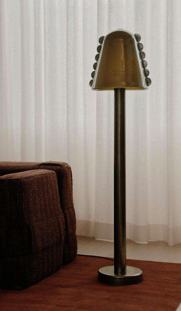 In Common With Blown Glass Calla Floor Lamp