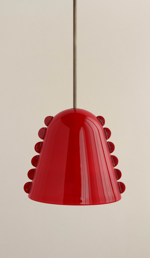 In Common With Large Blown Glass Calla Pendant