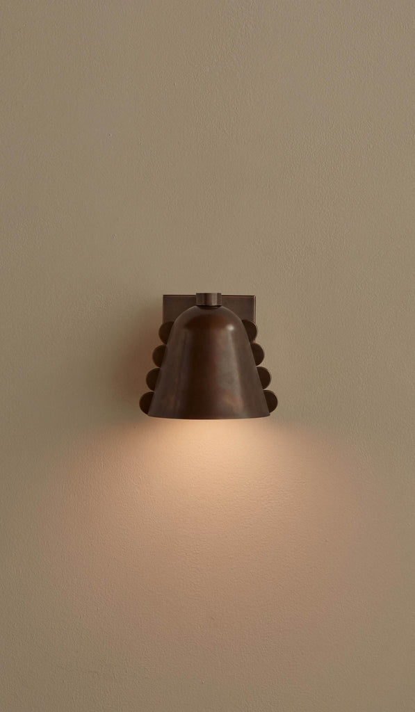 In Common With Small Brass Calla Sconce