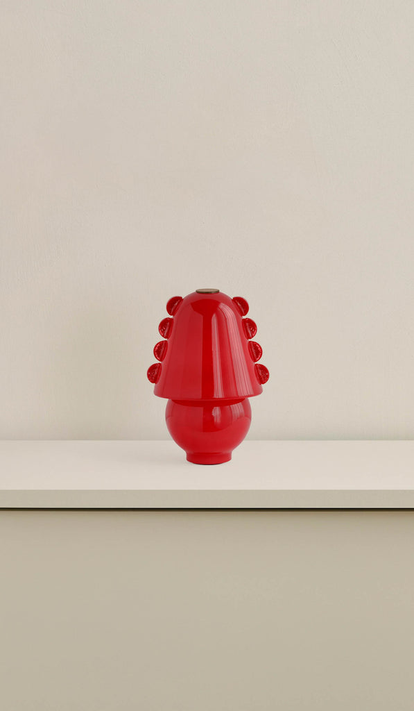 In Common With Small Blown Glass Calla Table Lamp