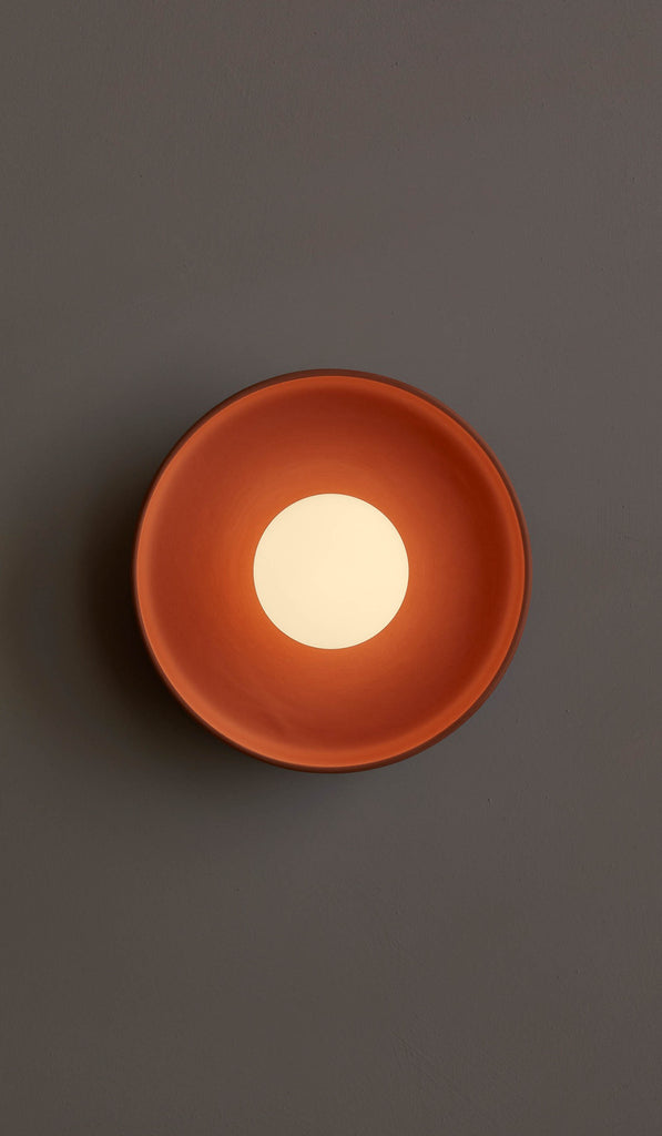 In Common With Terracotta Ceramic Disc Surface Mount