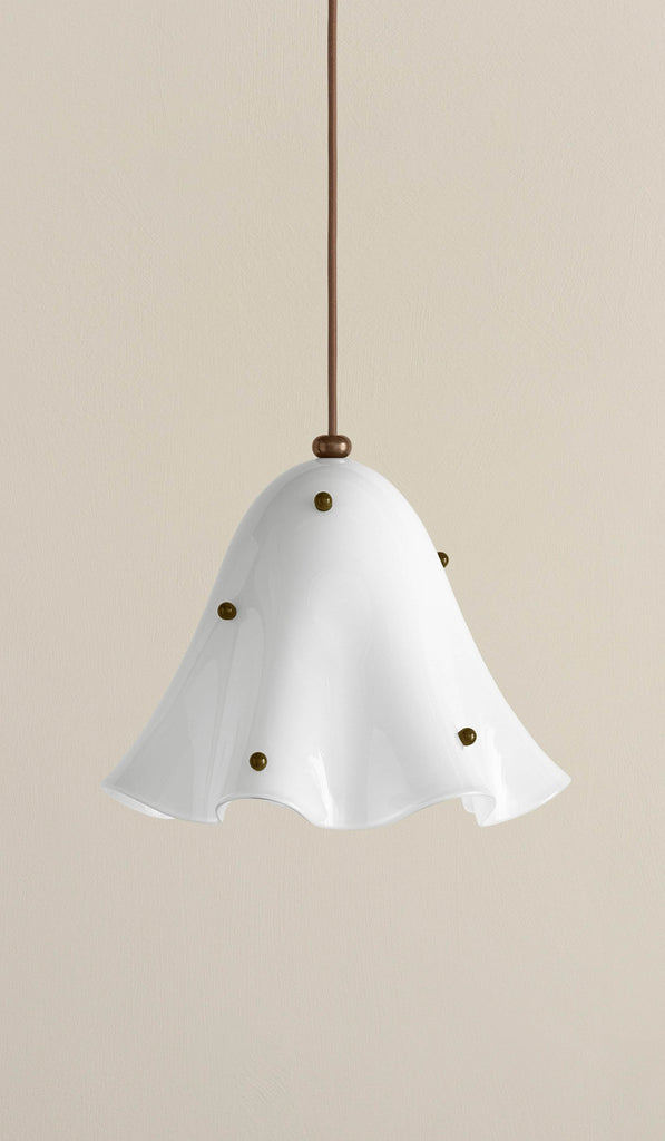 In Common With Blown Glass Fazzo Pendant with Dots