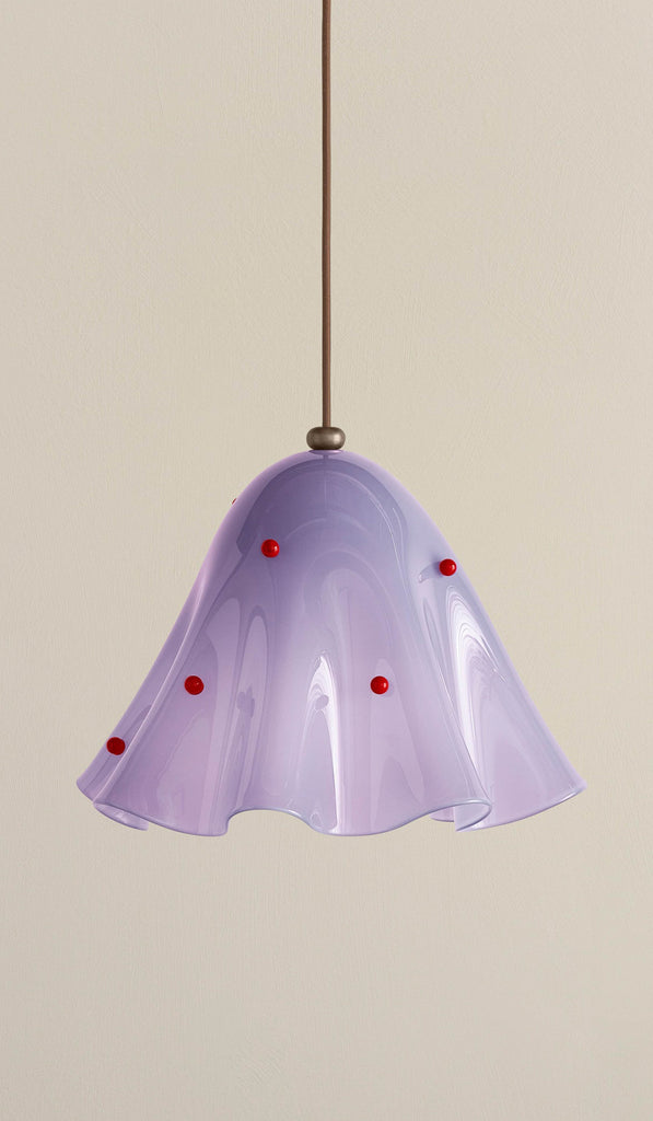 In Common With Blown Glass Fazzo Pendant with Dots