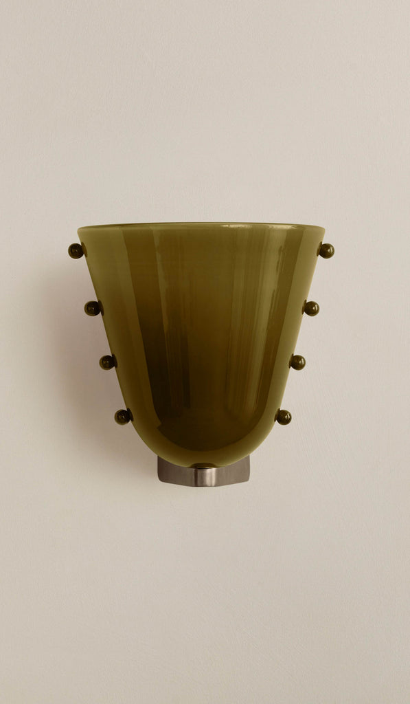 In Common With Medium Blown Glass Gemma Sconce