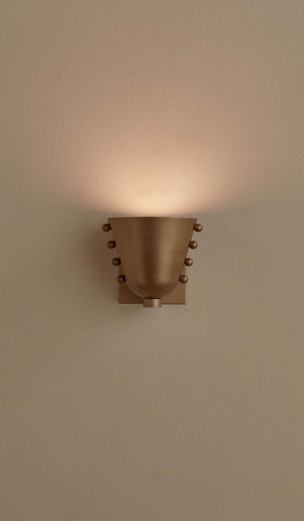 In Common With Small Brass Gemma Sconce