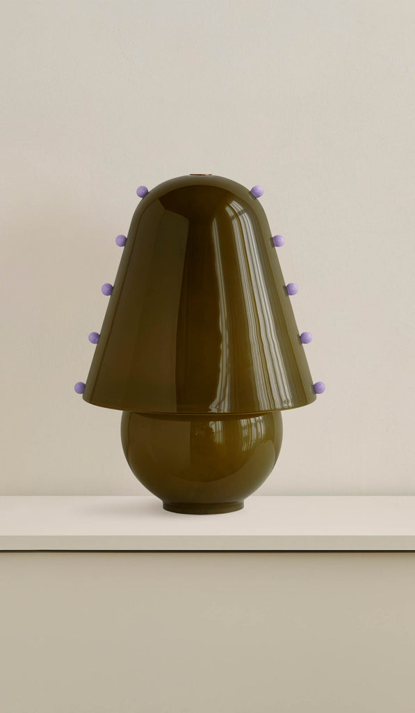 In Common With Large Blown Glass Gemma Table Lamp