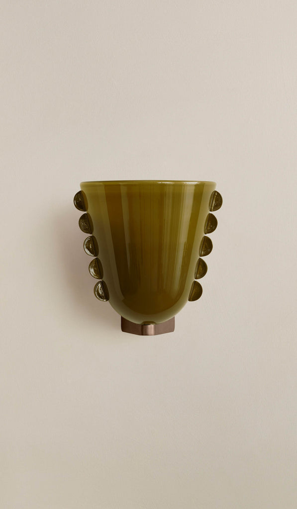 In Common With Medium Blown Glass Calla Sconce