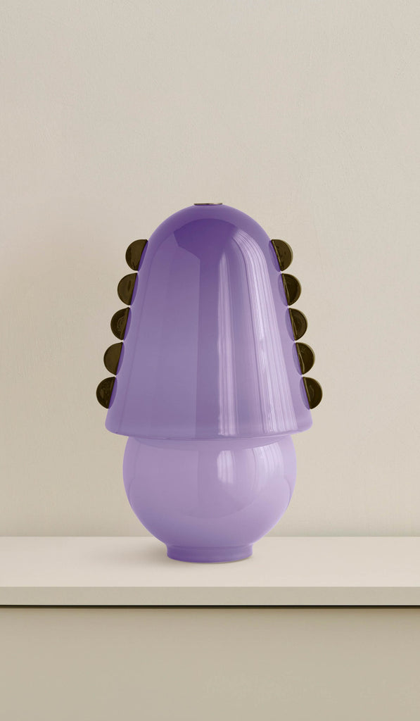 In Common With Medium Blown Glass Calla Table Lamp