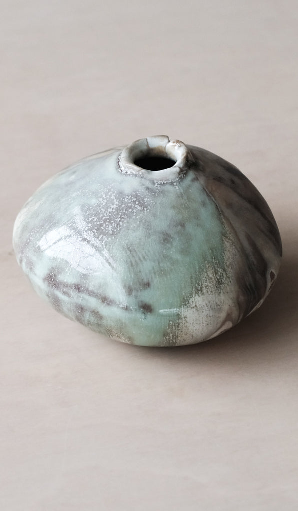 Mondays Soda Fired Mini Moon Vase No. 1 - Spartan Shop