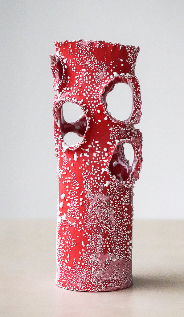 Nathalee Paolinelli Red Roosting Vessel No. 2