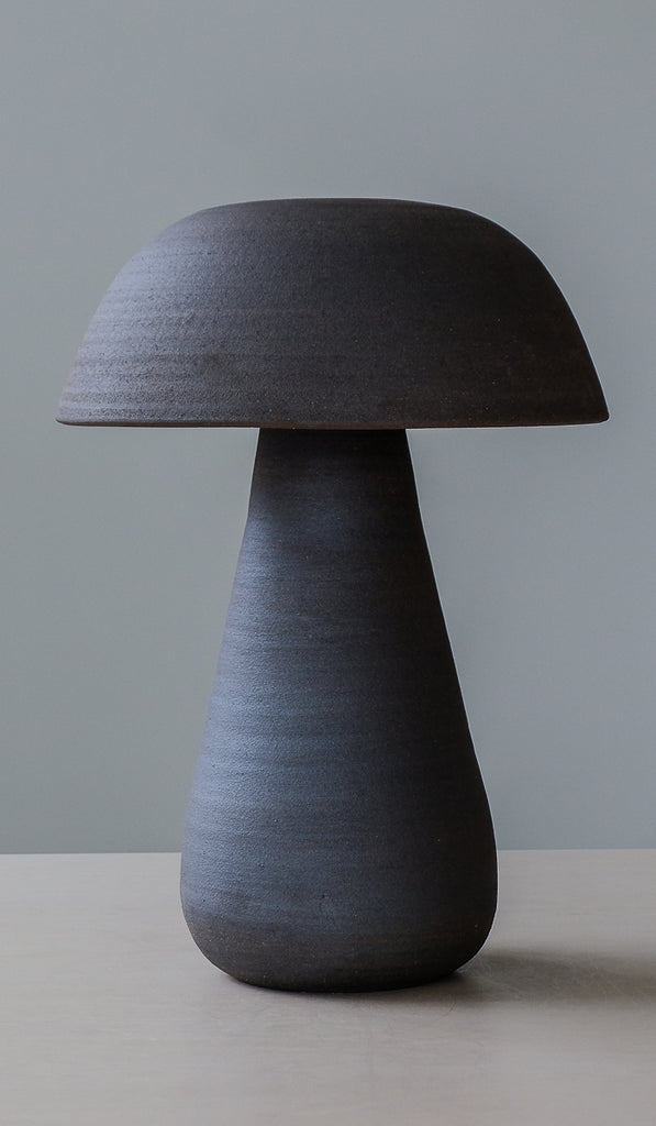 Nicholas Bijan Pourfard Dark Brown Mushroom Table Lamp
