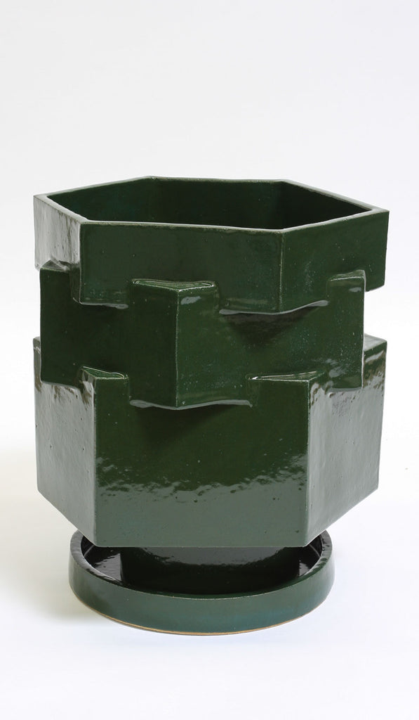DISCONTINUED 3/25 B Zippy XL Hex Planter - Spartan Shop