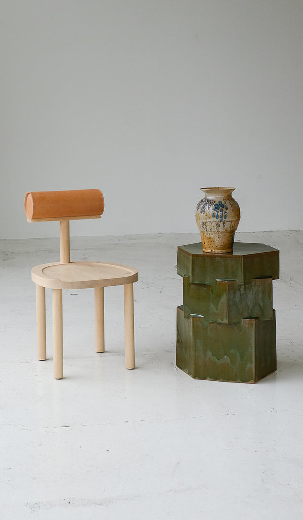 B Zippy Aniline Green XL Tall Triple Tier Hex Side Table - Spartan Shop