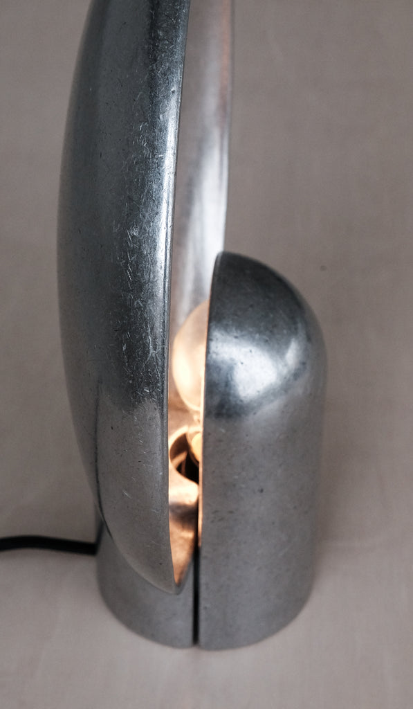 Studio Henry Wilson Polished Cast Aluminum Surface Sconce Table Lamp - Spartan Shop