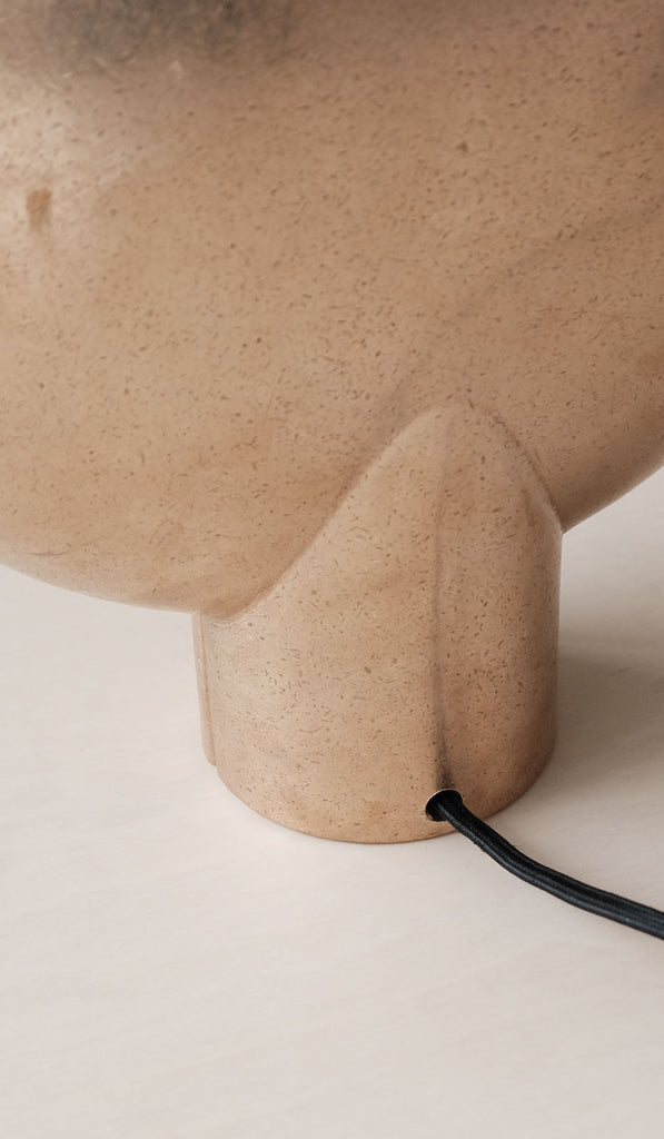 Studio Henry Wilson Polished Cast Bronze Surface Sconce Table Lamp - Spartan Shop