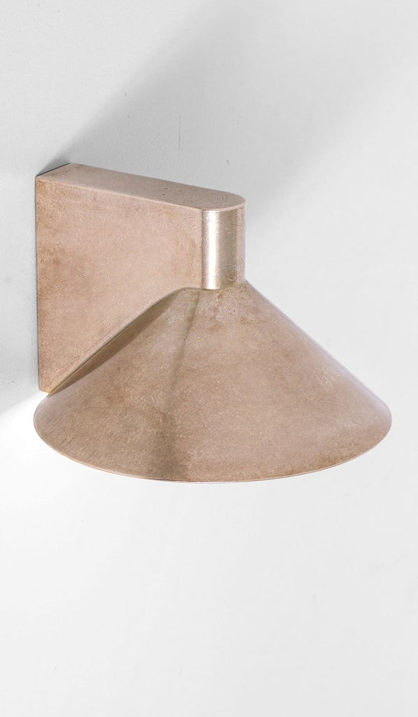 Studio Henry Wilson Polished Cast Bronze Conical Wall Light - Spartan Shop
