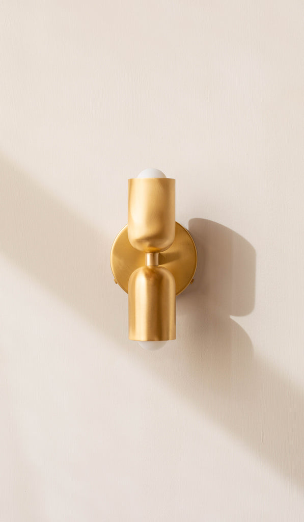 In Common With Brass Up Down Sconce