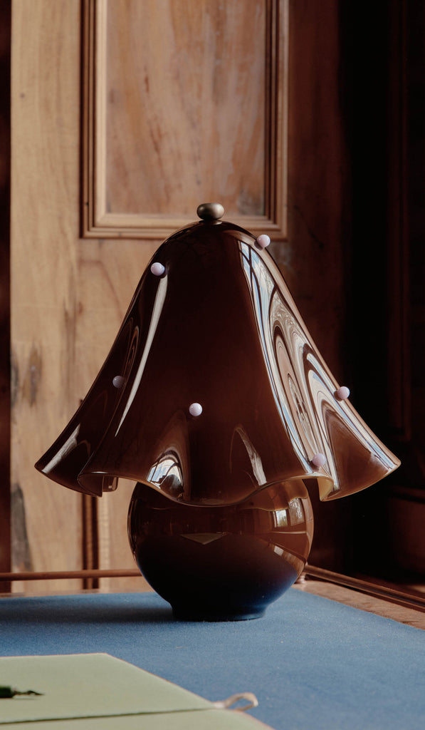 In Common With Blown Glass Fazzo Table Lamp with Dots