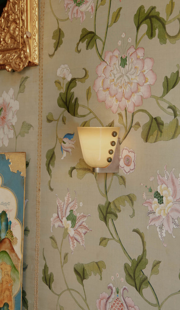 In Common With Small Blown Glass Gemma Sconce