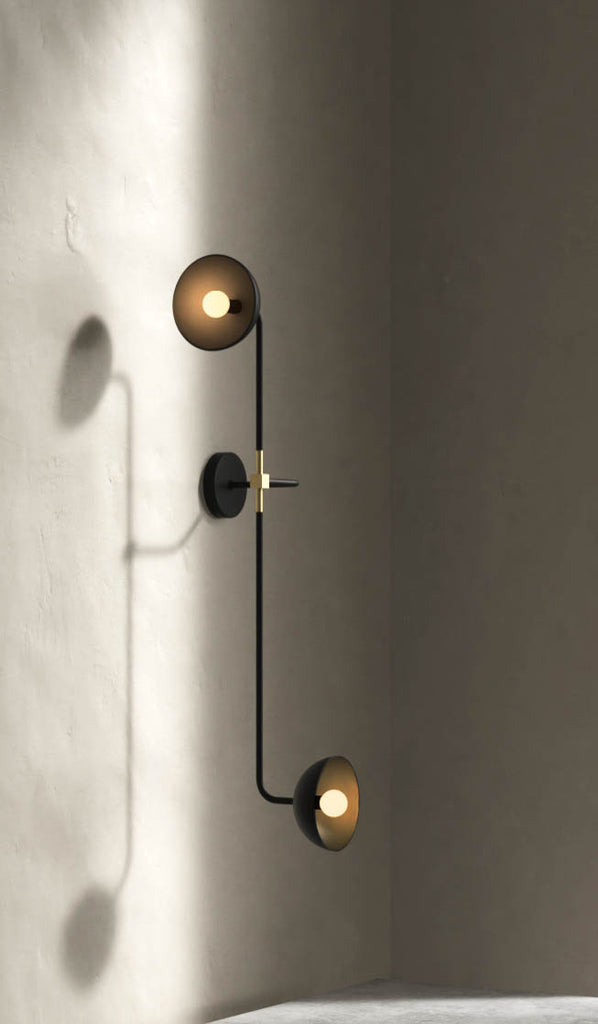 Lambert & Fils Beaubien 04 Wall Double Shade Sconce - Spartan Shop
