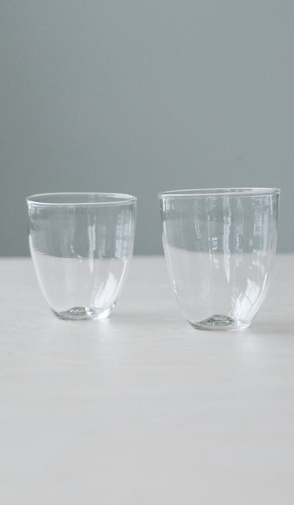 Set of 2 Organic Shaped Cocktail Glasses