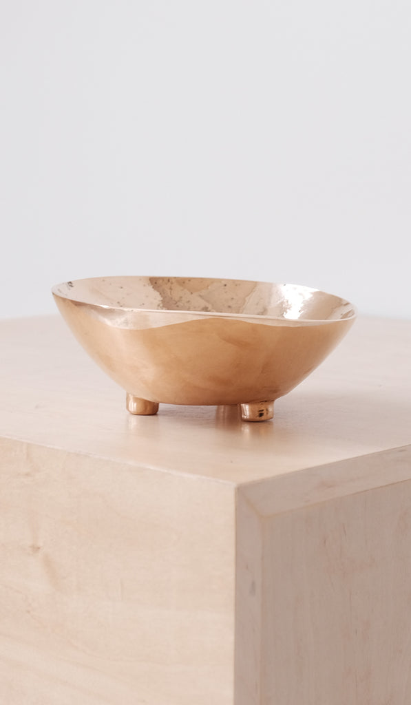 Nancy Pearce Cast Bronze 3 Footed Bowl, , Nancy Pearce, SPARTAN SHOP