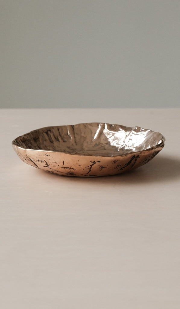 Nancy Pearce Furrowed Cast Bronze Bowl - Spartan Shop