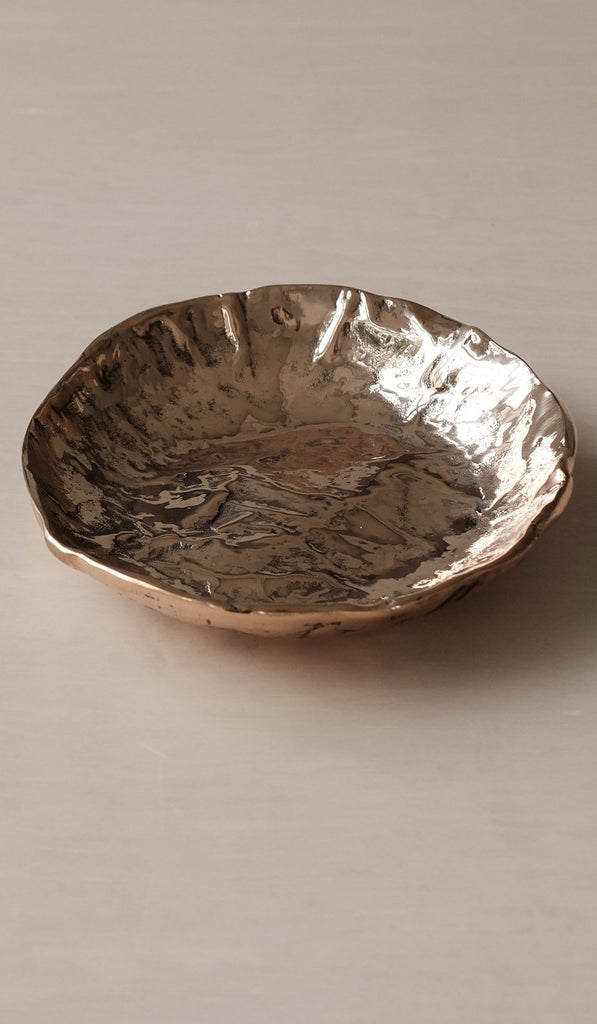 Nancy Pearce Furrowed Cast Bronze Bowl - Spartan Shop