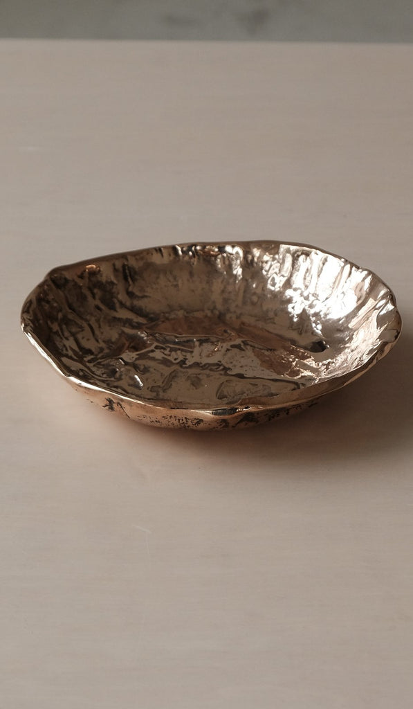 Nancy Pearce Furrowed Cast Bronze Bowl - Spartan Shop