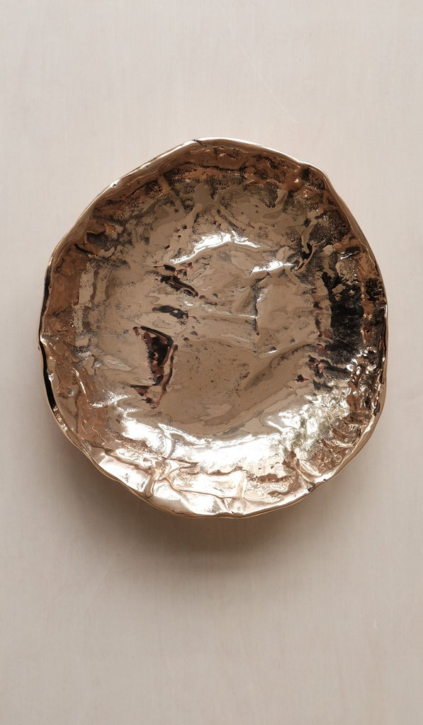 Nancy Pearce Furrowed Cast Bronze Bowl - Spartan Shop