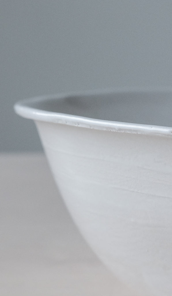 Nathalee Paolinelli Large White Serving Bowl No. 26