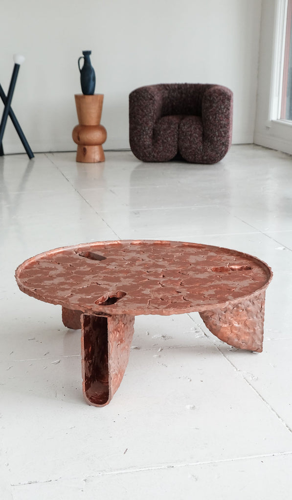 Ross Hansen Copper Molded Coffee Table