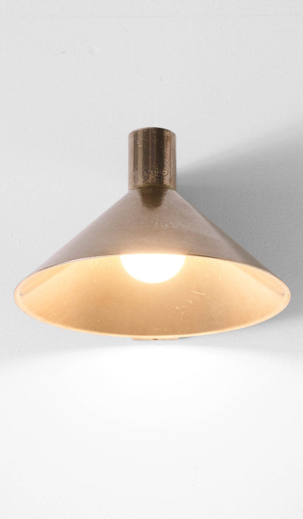 Studio Henry Wilson Polished Cast Bronze Conical Wall Light - Spartan Shop