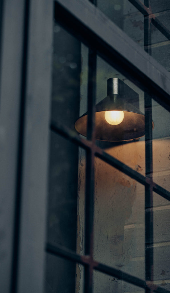 Studio Henry Wilson Polished Cast Stainless Steel Conical Wall Light - Spartan Shop