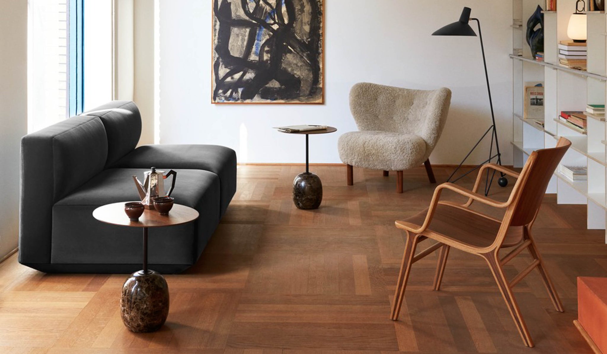 &Tradition HM8 Tripod Floor Lamp