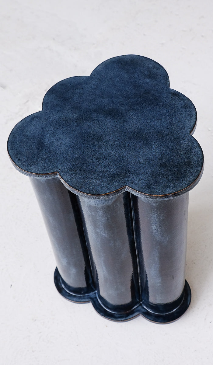 B Zippy Tall Ruffle Side Table