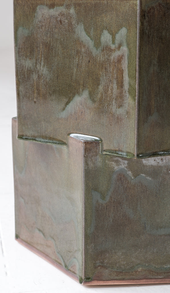 B Zippy Double Tier Hex Side Table