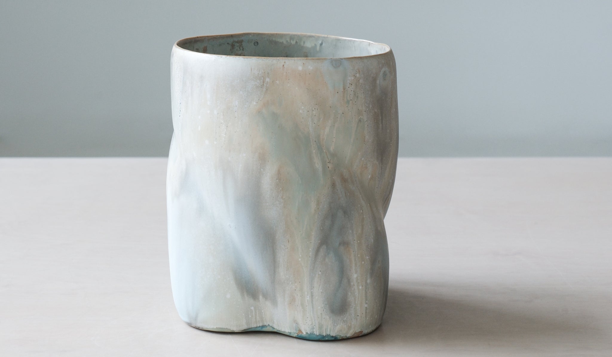 Clair Catillaz Soft Sunset Twist Vessel