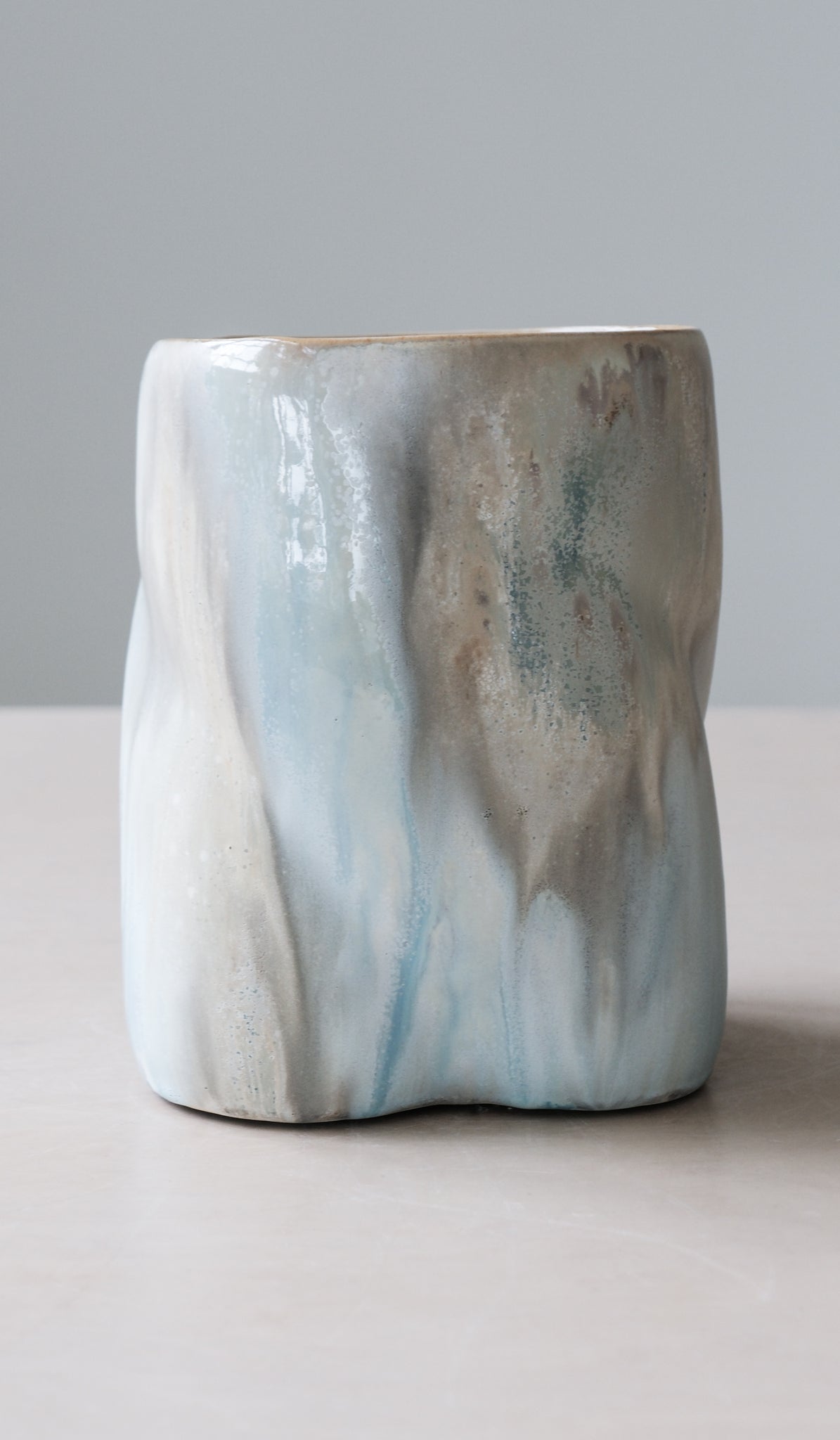 Clair Catillaz Soft Sunset Twist Vessel