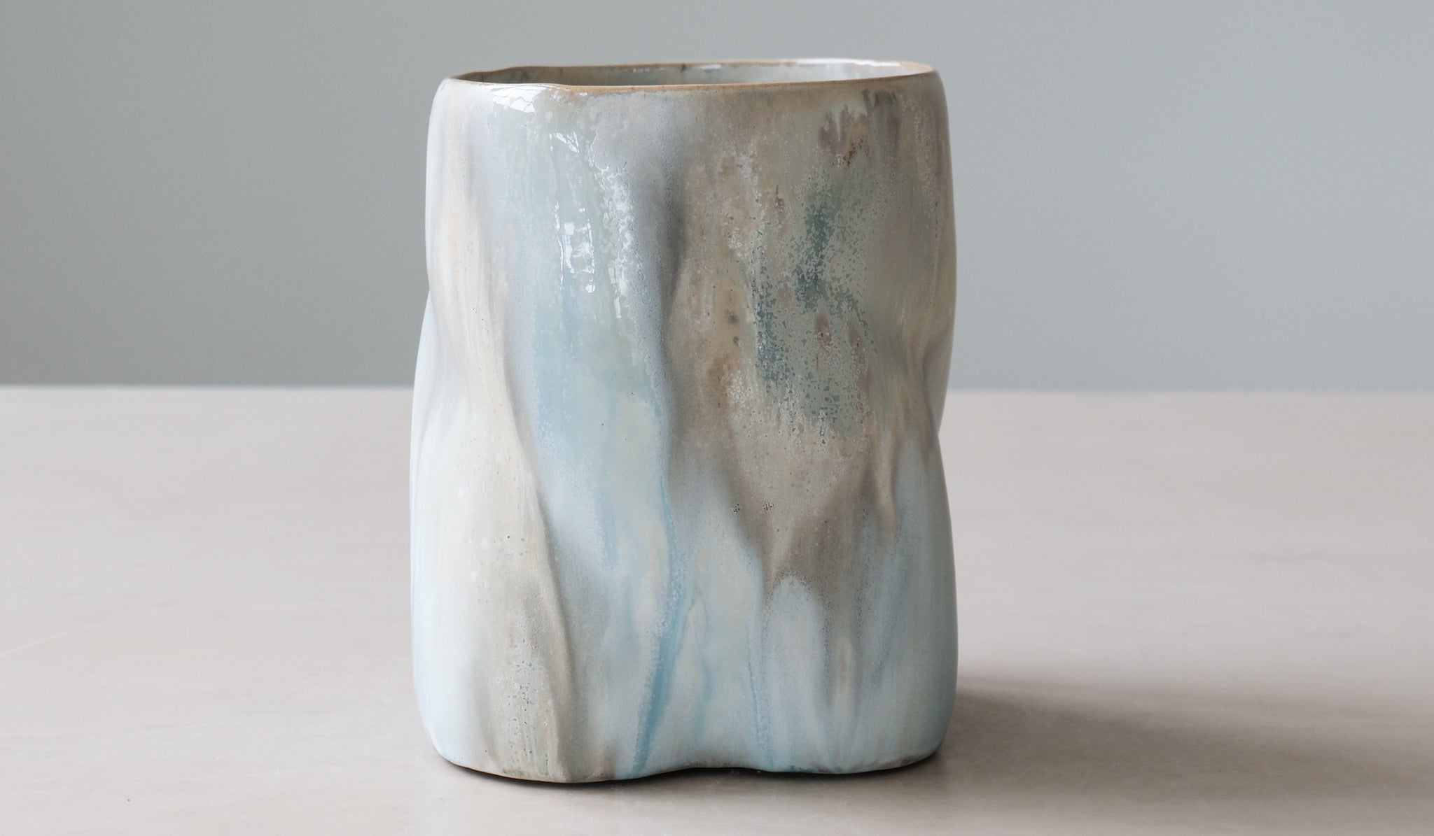 Clair Catillaz Soft Sunset Twist Vessel