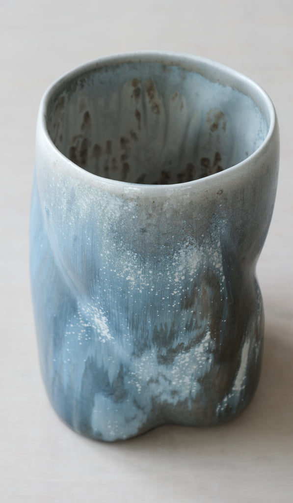 Clair Catillaz Tri Twist Blue Ash Vessel